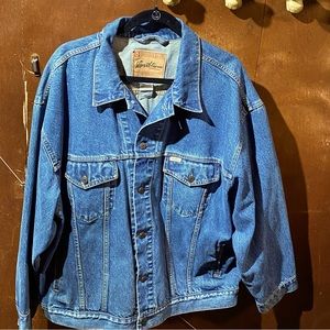 Vintage Levi’s Signature Stonewash Blue Denim Trucker Jean Jacket 2xl 2EG